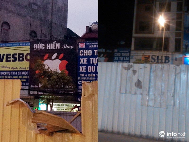 Công trường đường sắt đô thị: Tiếp tục rơi thanh sắt xuống đường - ảnh 3