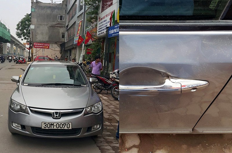 Lại rơi thanh sắt từ công trường đường sắt trên cao - ảnh 1