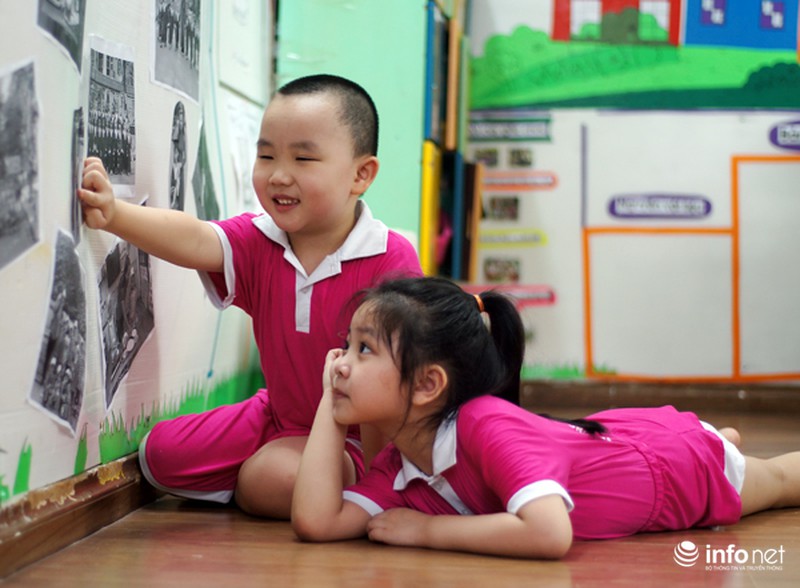 Nước mắt các bé mầm non rơi trong buổi học cuối - ảnh 2