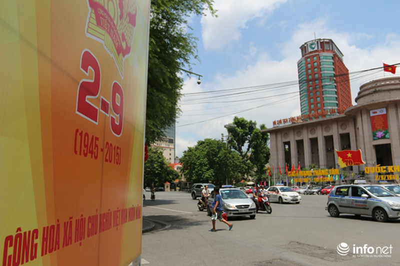 Hà Nội rực rỡ cờ hoa chào đón Quốc khánh 2/9 - ảnh 7