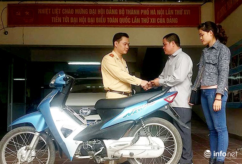 Tìm được xe máy sau 1 tháng bị mất trộm - ảnh 1