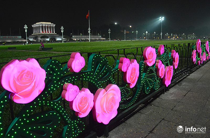 Đường phố trang hoàng chào mừng Đại hội Đảng khoá 12 - ảnh 8