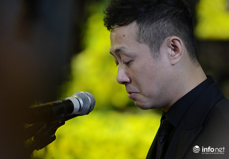 Những giọt nước mắt nghẹn ngào, lưu luyến trong lễ tiễn đưa nhạc sỹ Trần Lập - ảnh 2