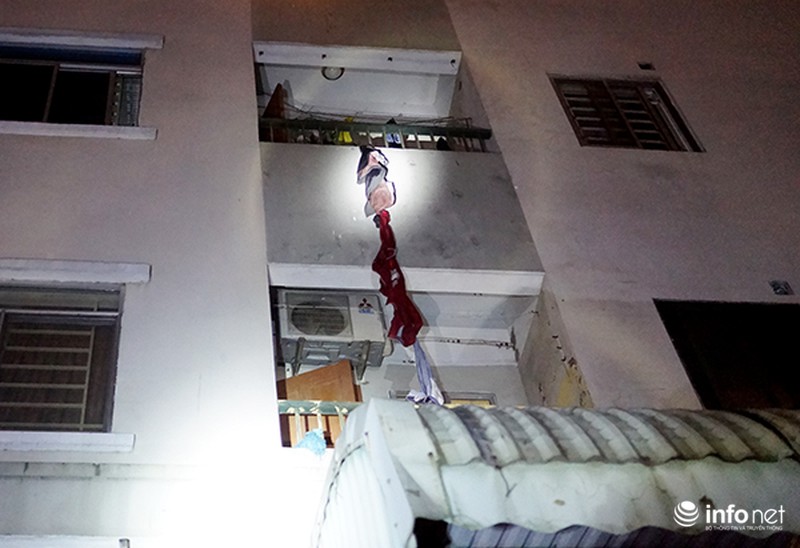 Cháy chung cư giữa đêm, người dân hoảng hốt ôm con tháo chạy - ảnh 10