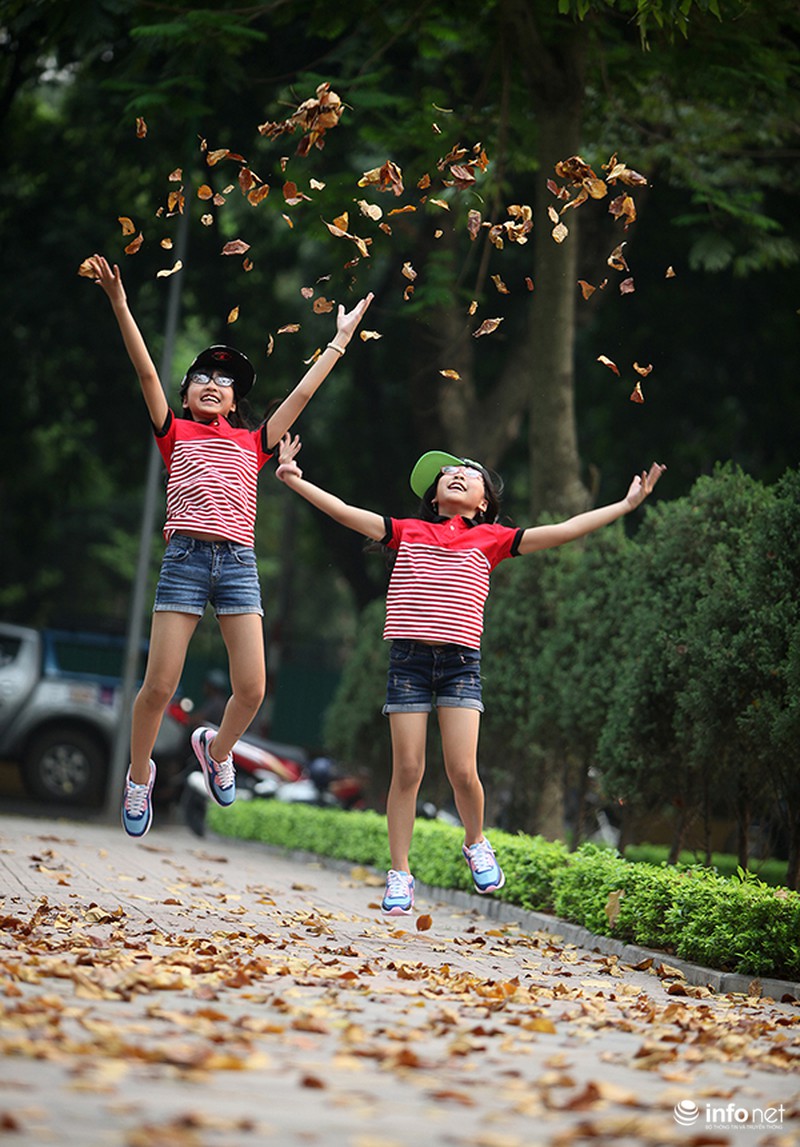 Hà Nội đẹp nao lòng mùa lá rụng - ảnh 9