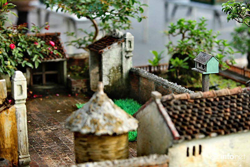 Ngỡ ngàng trước vẻ đẹp ngôi nhà cổ trong chậu bonsai - ảnh 8