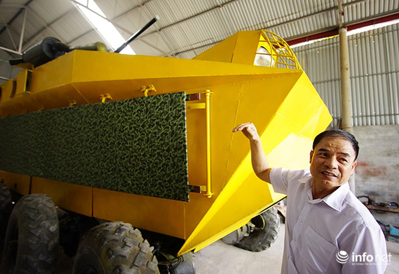 Cận cảnh mẫu xe bọc thép tự chế