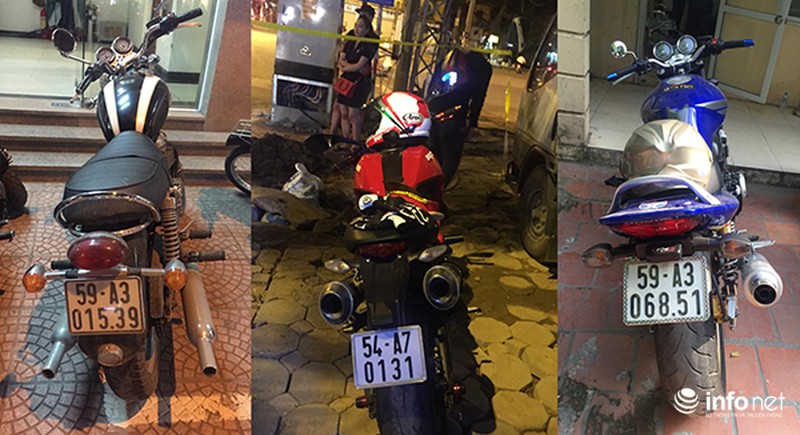 Liên tục bắt giữ xe phân khối lớn làm giả giấy tờ - ảnh 1