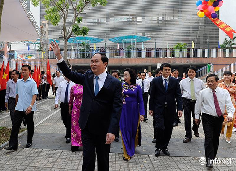 Chủ tịch nước, Thủ tướng dự lễ khai giảng năm học mới - ảnh 3