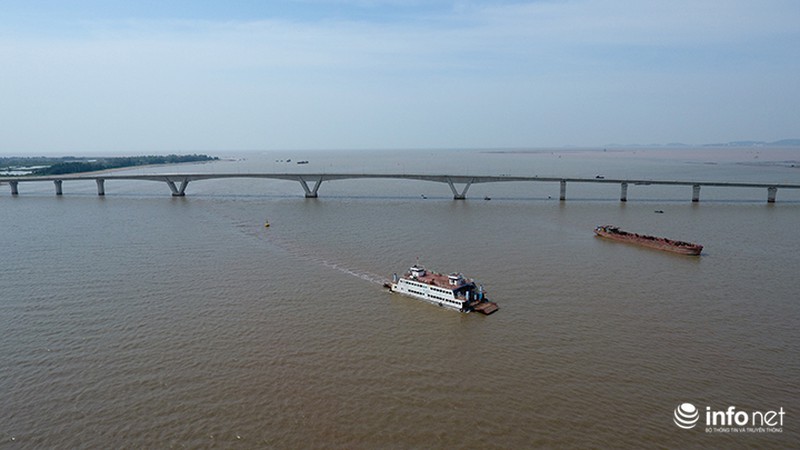 Hình ảnh cầu vượt biển nối Hải Phòng - Cát Hải chuẩn bị đưa vào sử dụng - ảnh 7