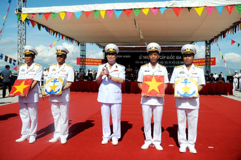 Toàn cảnh Lễ thượng cờ quốc gia tàu ngầm Kilo Hà Nội và TP.HCM - ảnh 8