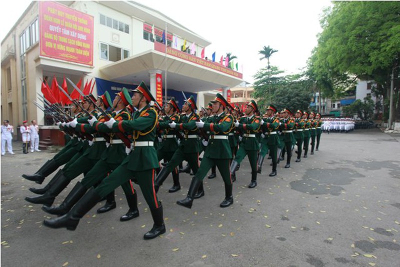 Xem Đoàn Nghi lễ quân đội tổng duyệt chương trình Điện Biên Phủ - ảnh 4
