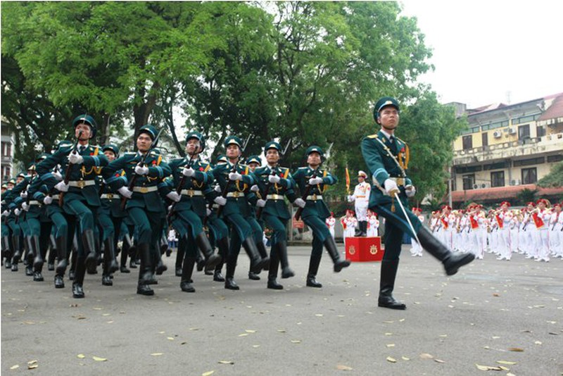 Xem Đoàn Nghi lễ quân đội tổng duyệt chương trình Điện Biên Phủ - ảnh 7