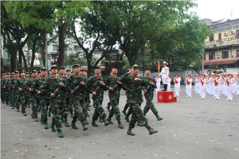 Xem Đoàn Nghi lễ quân đội tổng duyệt chương trình Điện Biên Phủ - ảnh 8