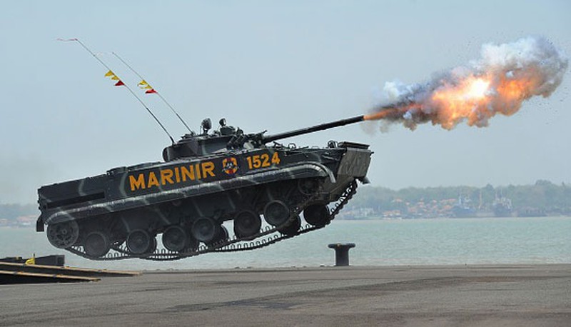 Indonesia duyệt binh hoành tráng khoe vũ khí Mỹ, Nga, Đức, TQ... - ảnh 1