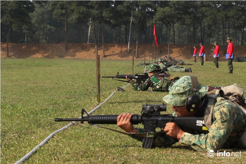 Hình ảnh luyện bắn đầu tiên của xạ thủ Asean tại Miếu Môn - ảnh 8