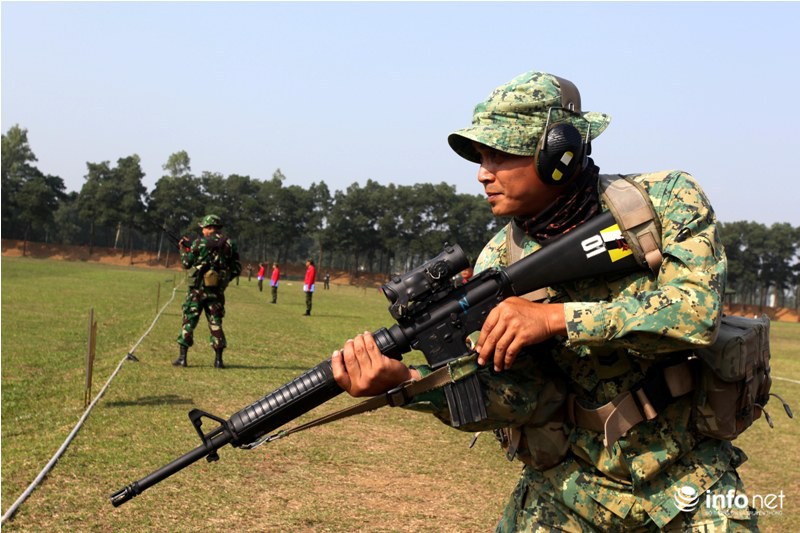 Hình ảnh luyện bắn đầu tiên của xạ thủ Asean tại Miếu Môn - ảnh 6