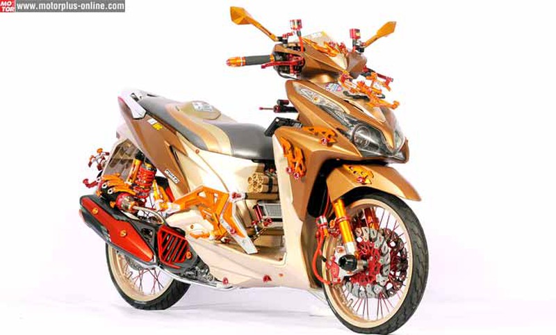 Honda Click 125i độ phong cách rất hoàng tộc - ảnh 1