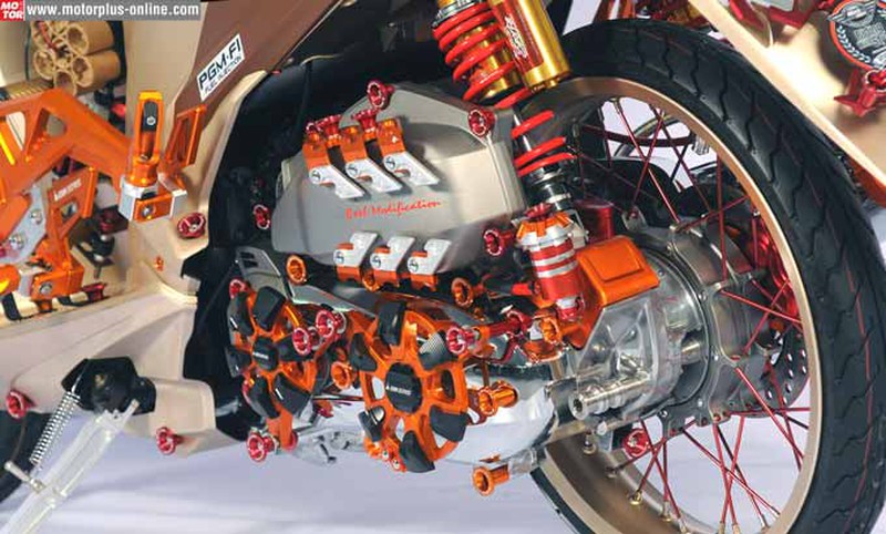 Honda Click 125i độ phong cách rất hoàng tộc - ảnh 3