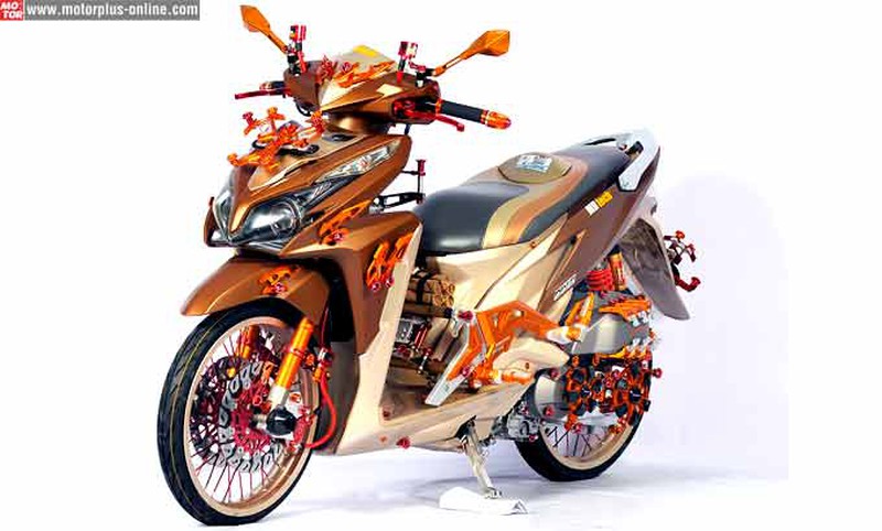Honda Click 125i độ phong cách rất hoàng tộc - ảnh 2