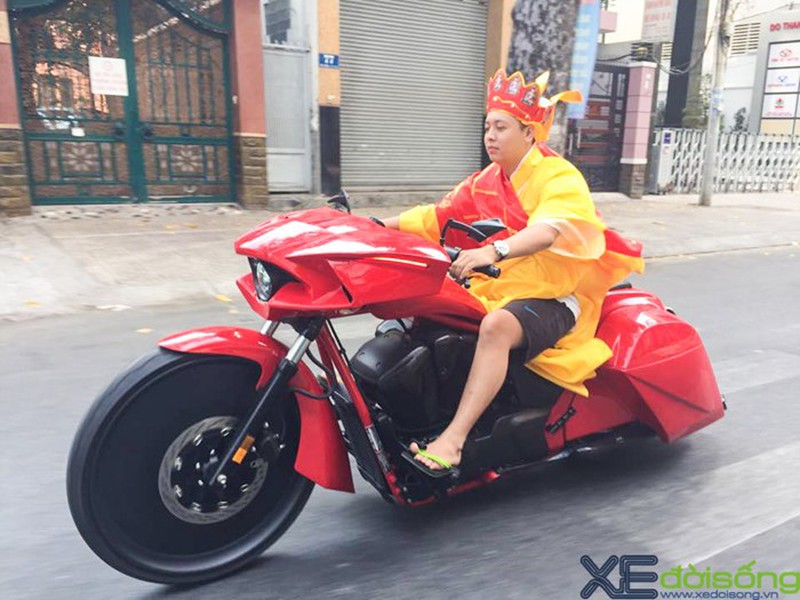Hình dáng kỳ quái xe Honda độ trống đồng của Đức 'Tào Phớ' - ảnh 7