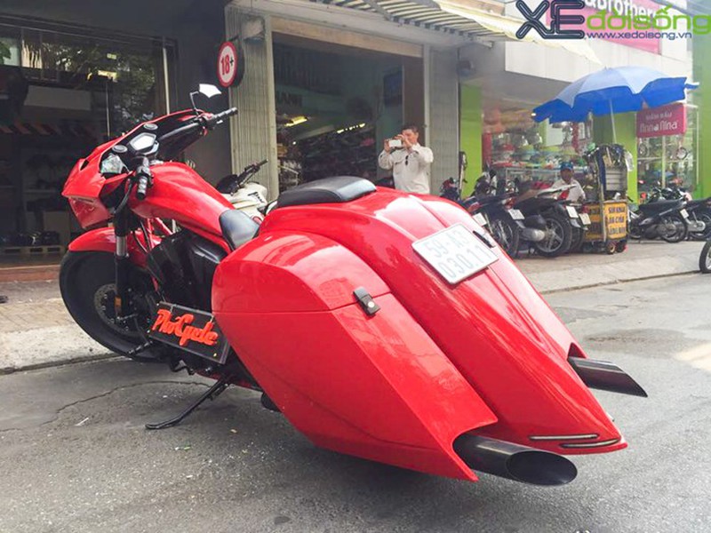 Hình dáng kỳ quái xe Honda độ trống đồng của Đức 'Tào Phớ' - ảnh 5