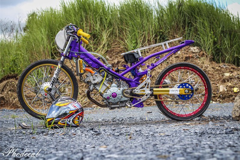 Cú “lột xác” 90 triệu đồng hoàn hảo của Exciter độ Drag Thái - ảnh 2