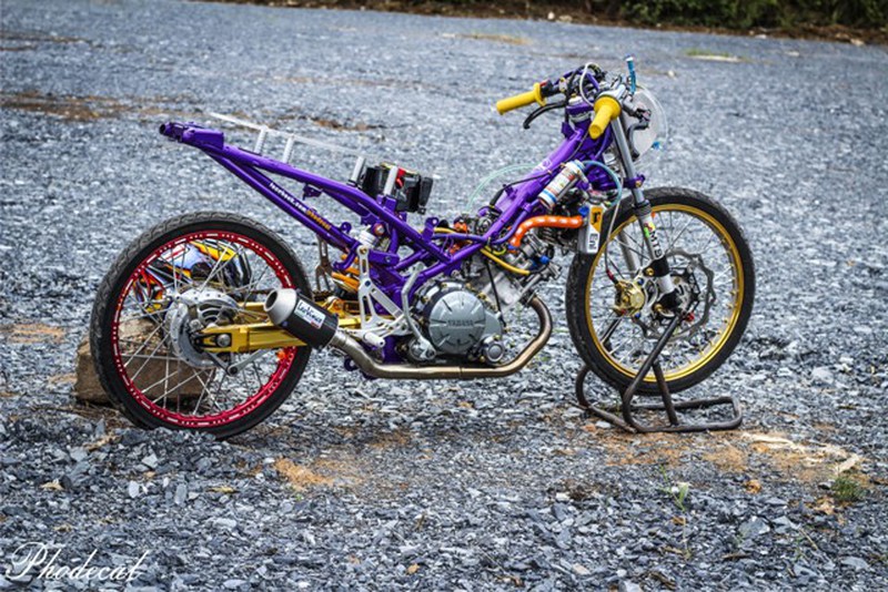 Cú “lột xác” 90 triệu đồng hoàn hảo của Exciter độ Drag Thái - ảnh 3