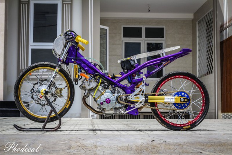 Cú “lột xác” 90 triệu đồng hoàn hảo của Exciter độ Drag Thái - ảnh 1