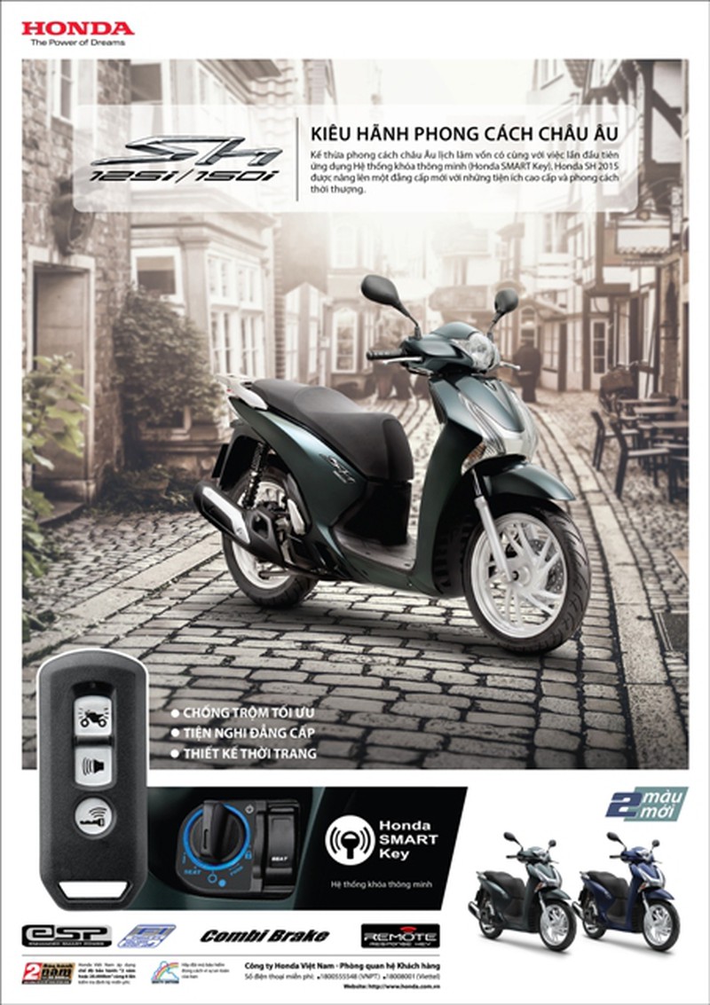 Honda giới thiệu xe SH 125i/150i có khóa thông minh - ảnh 4