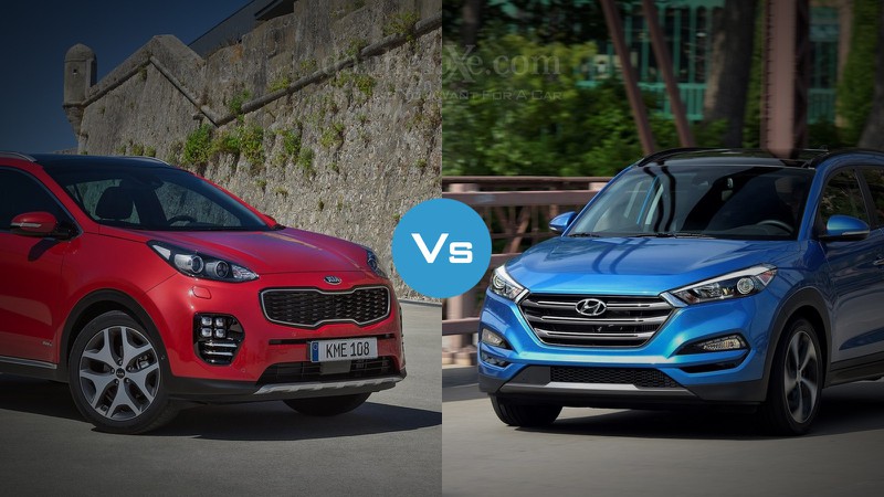  Comparación rápida de Kia Sportage 2016 y Hyundai Tucson 2016