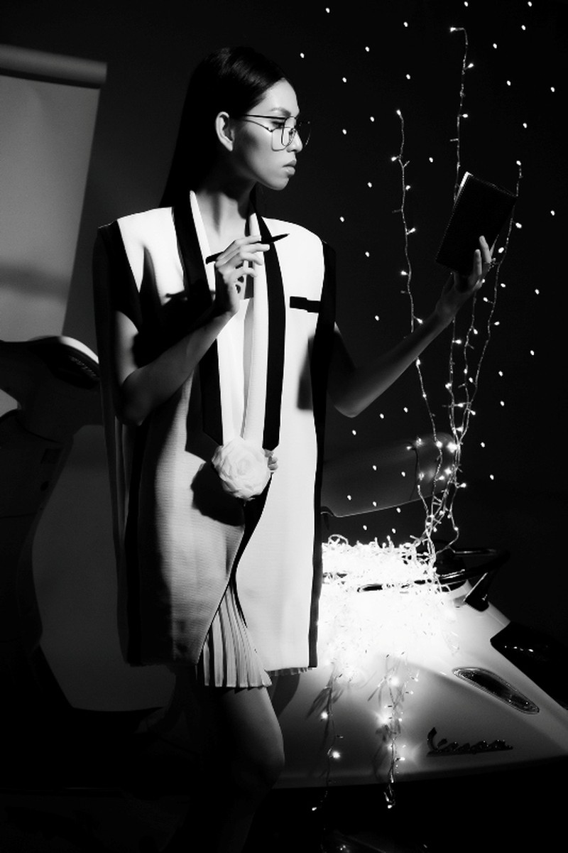 Ấn tượng bộ ảnh của Lâm Thúy Nhàn với xe Vespa - ảnh 4