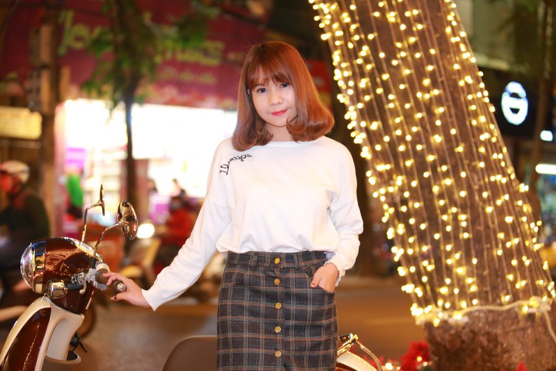 Honda Giorno 2015 'lép vế' khi đứng cạnh người đẹp - ảnh 6