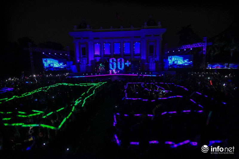 Hà Nội đẹp lung linh trong giờ trái đất - ảnh 6