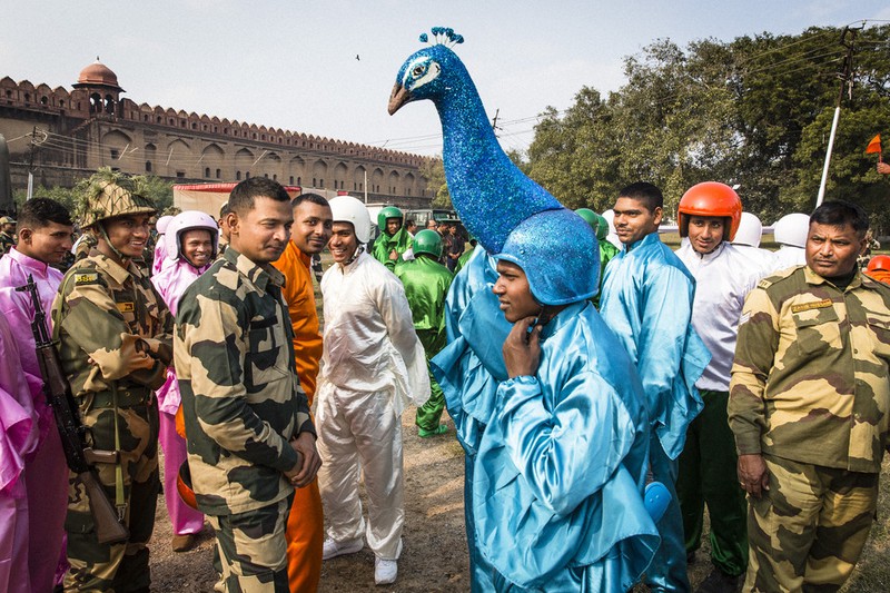 Cận cảnh đội xe môtô biểu diễn của Ấn Độ - ảnh 2