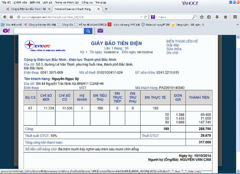 Cách tra cứu hóa đơn tiền điện online - ảnh 6