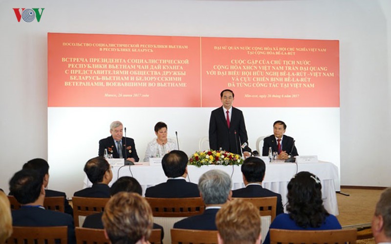Hình ảnh: Chủ tịch nước Trần Đại Quang thăm chính thức Belarus - ảnh 7