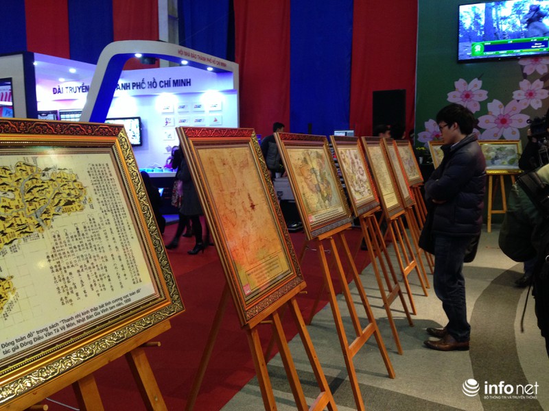 Trưng bày bằng chứng chủ quyền biển đảo tại Hội Báo Xuân toàn quốc 2015 - ảnh 3