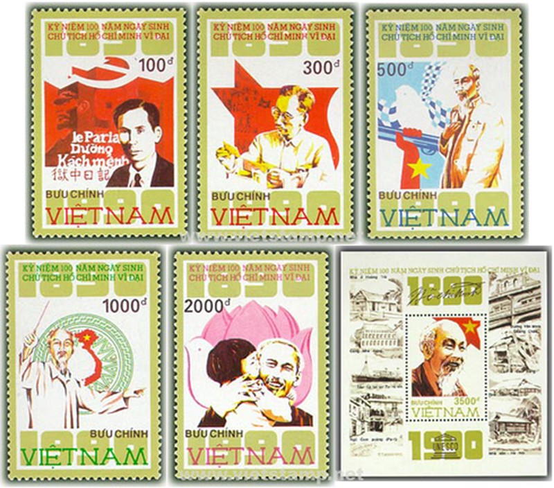 Kỷ niệm Ngày sinh nhật Bác (19/5): Ấm áp hình ảnh Chủ tịch Hồ Chí Minh trên tem - ảnh 8