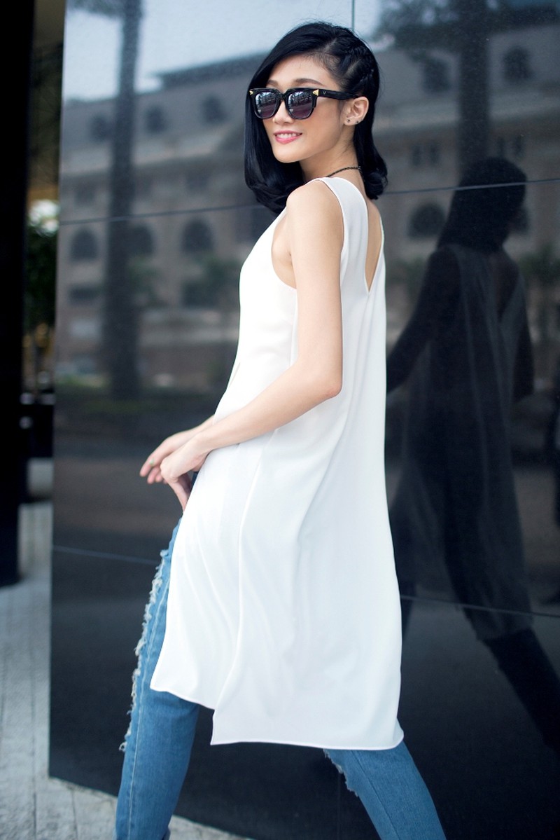 Kha Mỹ Vân rạng rỡ trong nắng hè - ảnh 2