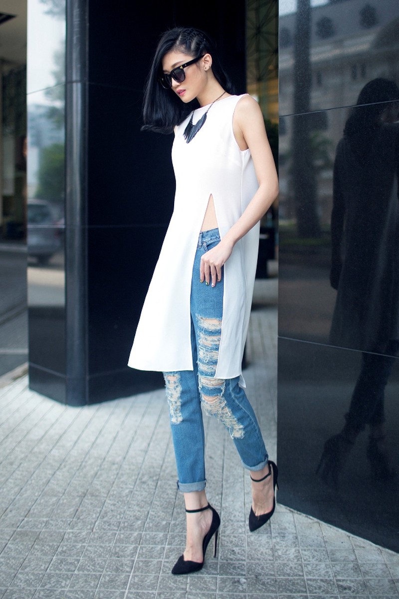 Kha Mỹ Vân rạng rỡ trong nắng hè - ảnh 3