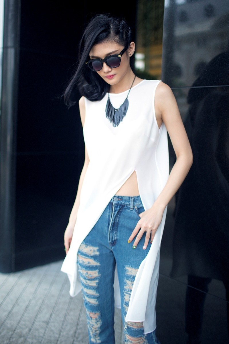 Kha Mỹ Vân rạng rỡ trong nắng hè - ảnh 6