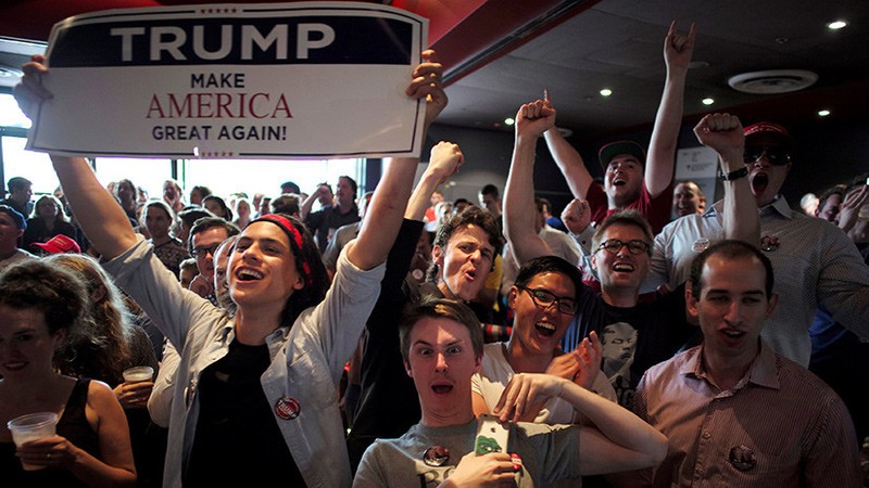 Chùm ảnh ăn mừng chiến thắng của những người ủng hộ Donald Trump - ảnh 4