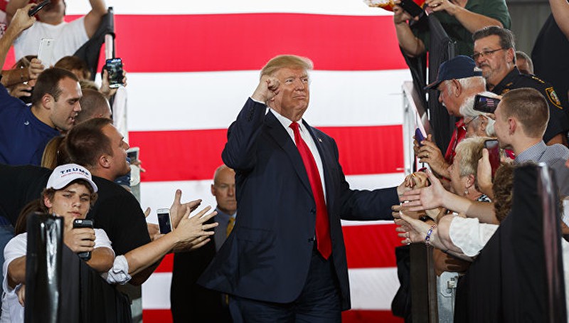 Chùm ảnh ăn mừng chiến thắng của những người ủng hộ Donald Trump - ảnh 10