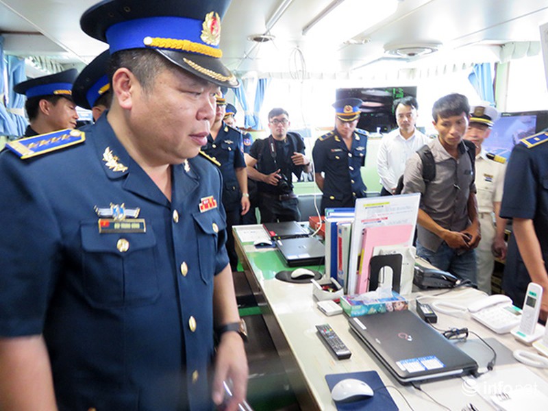 Cảnh sát biển Việt Nam tham quan tàu Cảnh sát biển Nhật Bản - ảnh 13
