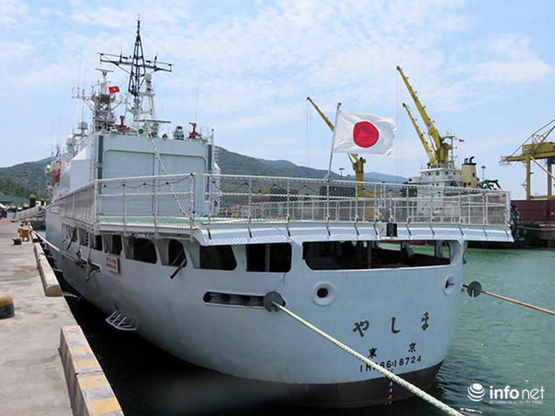 Cảnh sát biển Việt Nam tham quan tàu Cảnh sát biển Nhật Bản - ảnh 4