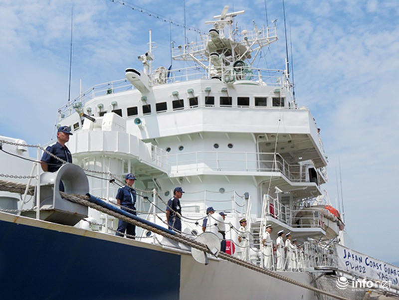 Cảnh sát biển Việt Nam tham quan tàu Cảnh sát biển Nhật Bản - ảnh 5