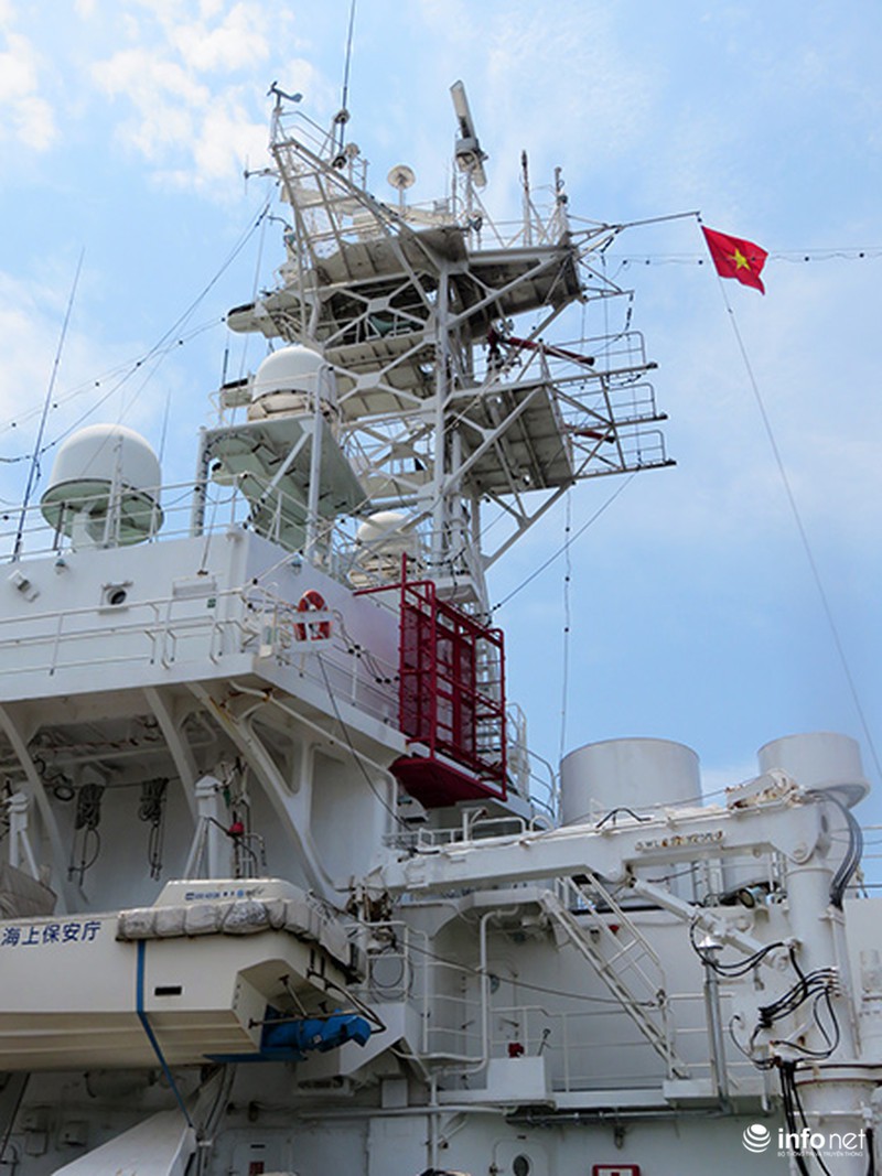 Cảnh sát biển Việt Nam tham quan tàu Cảnh sát biển Nhật Bản - ảnh 24