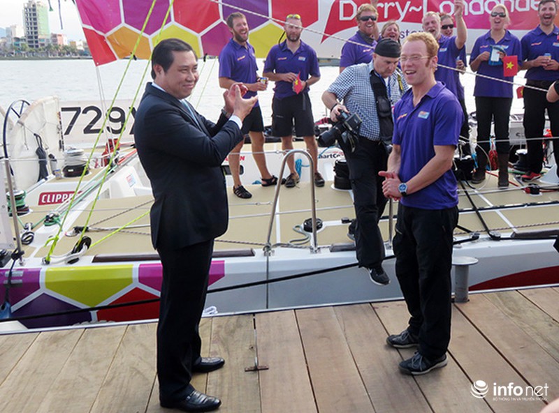 Đà Nẵng tưng bừng đón cuộc đua thuyền buồm Clipper Round The World - ảnh 13