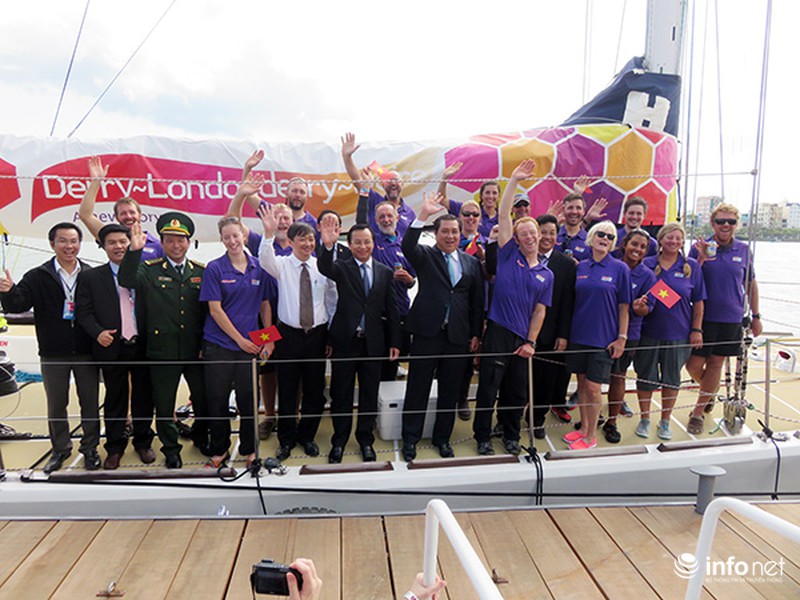 Đà Nẵng tưng bừng đón cuộc đua thuyền buồm Clipper Round The World - ảnh 14